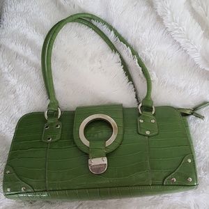 HANDBAG FAUX ALLIGATOR PRINT